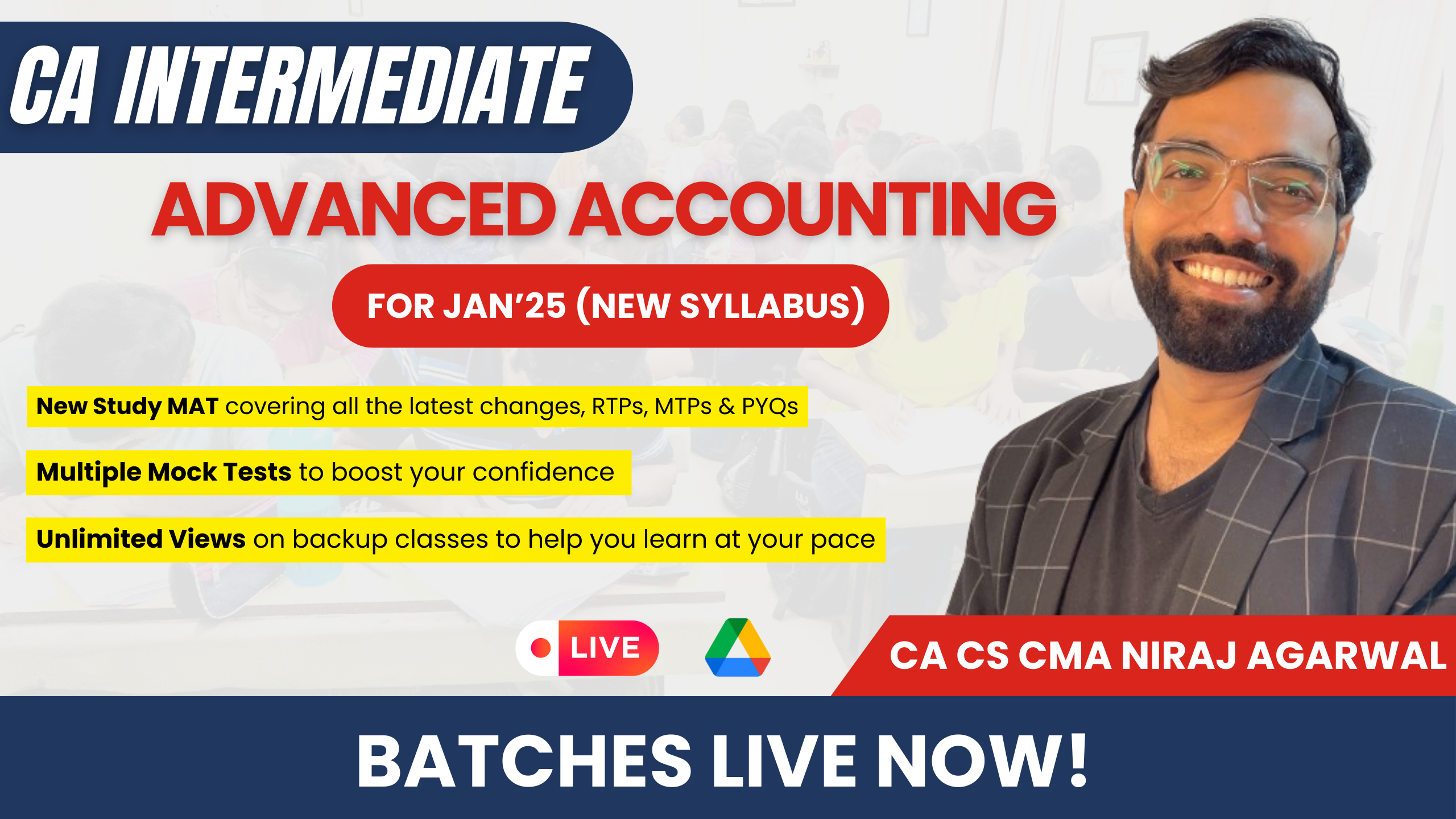 CA Intermediate Advanced Accounting classes | CA Inter Advanced Accounting Classes